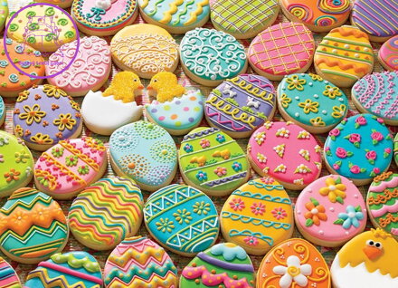 COBBLE HILL Puzzle Velikonoční sušenky 500 dílků
