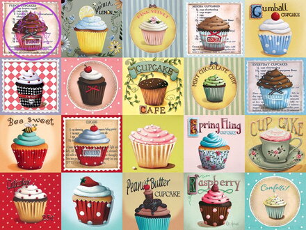 COBBLE HILL Puzzle Cupcake Cafe XL 275 dílků