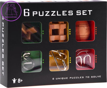 PIXINO Sada 6 hlavolamů