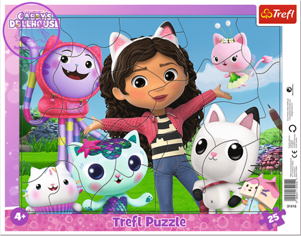 TREFL Puzzle Gábinin kouzelný domek 25 dílků