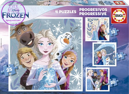 EDUCA Puzzle Ledové království 2x20 dílků