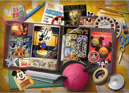 RAVENSBURGER Puzzle Disney: 1970 Mickeyho výročí 1000 dílků