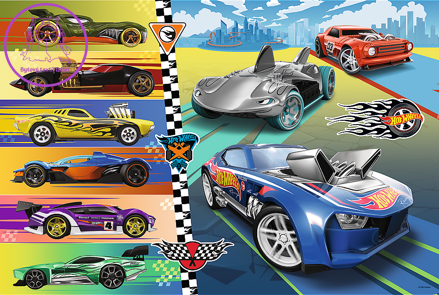 TREFL Puzzle Autíčka Hot Wheels MAXI 24 dílků