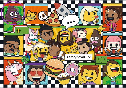CLEMENTONI Puzzle Emoji Town 180 dílků
