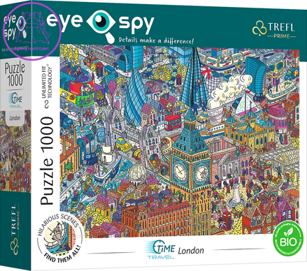 TREFL Puzzle UFT Eye-Spy Time Travel: Londýn 1000 dílků