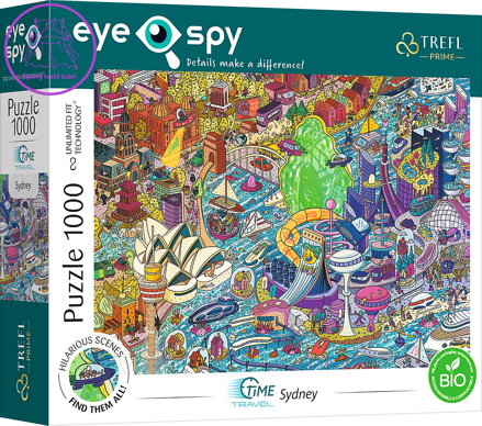 TREFL Puzzle UFT Eye-Spy Time Travel: Sydney 1000 dílků