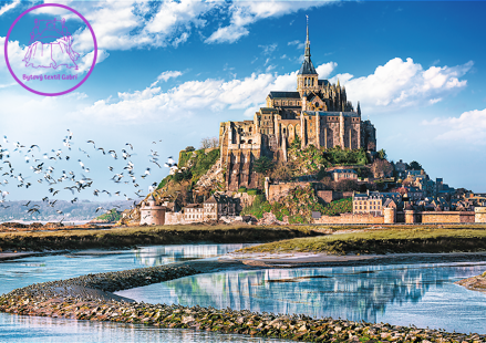 TREFL Puzzle Mont Saint Michel 1000 dílků