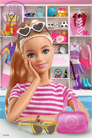 TREFL Puzzle Seznamte se s Barbie 100 dílků