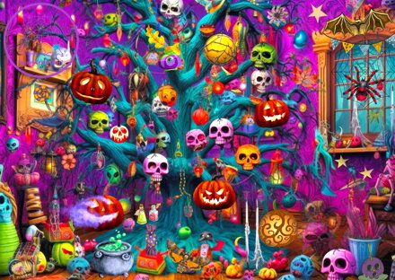 ENJOY Puzzle Panství nočních můr 1000 dílků