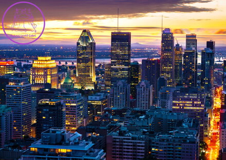 ENJOY Puzzle Noční Montreal, Kanada 1000 dílků