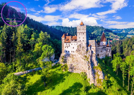 ENJOY Puzzle Branský hrad v létě, Rumunsko 1000 dílků