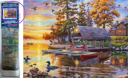 Norimpex Diamantové malování Loděnice 30x40cm