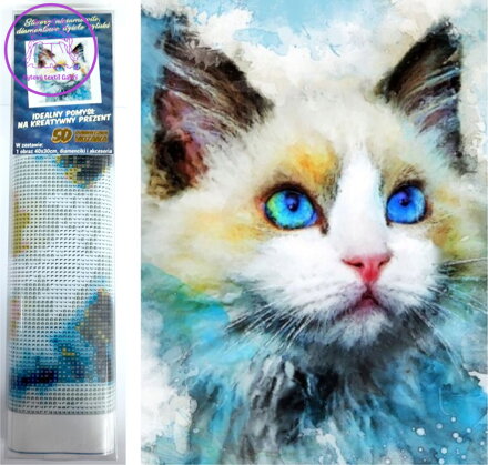 Norimpex Diamantové malování Modrý pohled 30x40cm