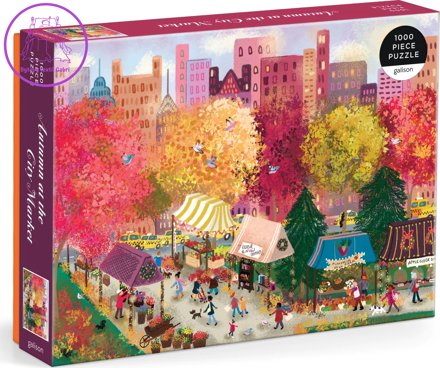 GALISON Puzzle Podzimní tržiště 1000 dílků