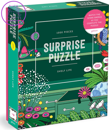 GALISON Surprise puzzle Život na poličce 1000 dílků