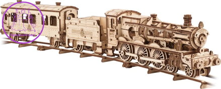 UGEARS 3D puzzle Harry Potter: Bradavický expres 504 dílků