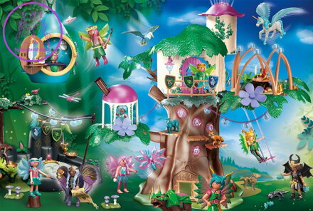 SCHMIDT Puzzle Playmobil Ayuma: Kouzelný les víl 100 dílků