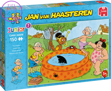 JUMBO Puzzle JvH Junior 7: Žertíky u bazénu  150 dílků