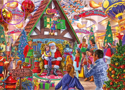 GIBSONS Puzzle Navštivte Santu 1000 dílků