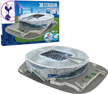 STADIUM 3D REPLICA 3D puzzle Stadion Tottenham Hotspur - Tottenham Hotspur FC 75 dílků