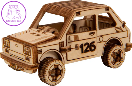 WOODEN CITY 3D puzzle Superfast Rally Car 3