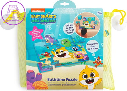 NICKELODEON Puzzle do vany Baby Shark 12 dílků
