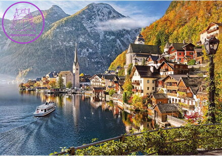 CHERRY PAZZI Puzzle Halštat ranním světle 2000 dílků