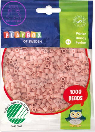 PLAYBOX Zažehlovací korálky - broskvové,tělové 1000ks