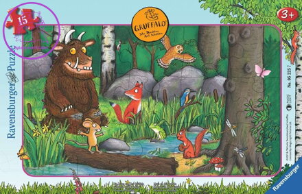 RAVENSBURGER Puzzle Myš a Gruffalo 15 dílků