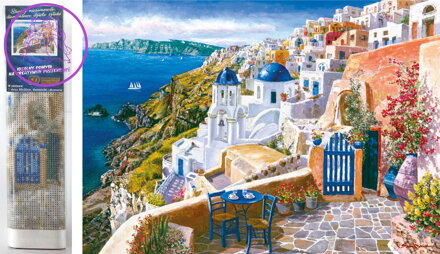 Norimpex Diamantové malování Santorini 30x40cm