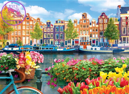 EUROGRAPHICS Puzzle Amsterdam, Nizozemsko 1000 dílků