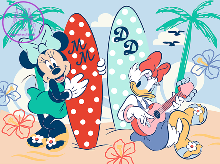 TREFL Puzzle Barevná Minnie 30 dílků