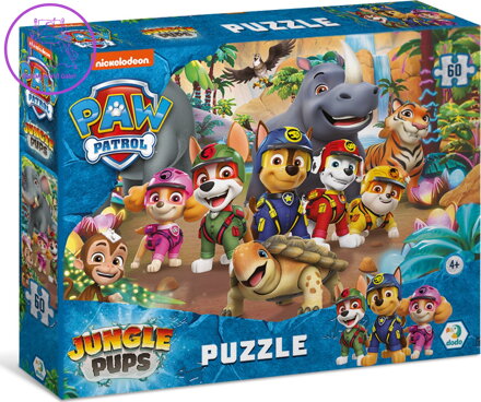DODO Puzzle Tlapková patrola: Jungle Pups 60 dílků