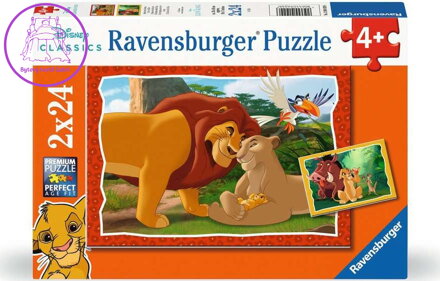 RAVENSBURGER Puzzle Disney: Lví král 2x24 dílků