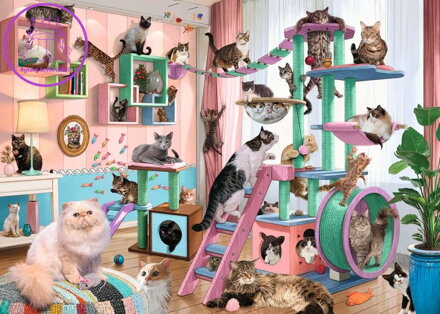 RAVENSBURGER Puzzle Kočičí nebe 1000 dílků