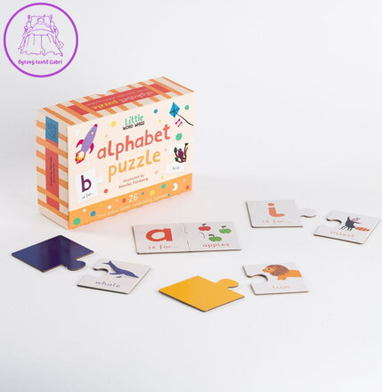 MAGIC CAT Puzzle Little Word Whizz: Abeceda 26x2 dílky (v angličtině)