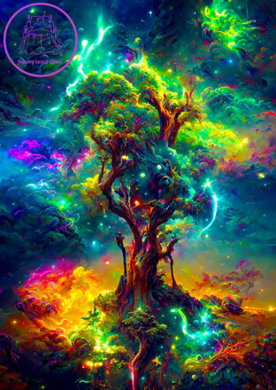 ENJOY Puzzle Kosmický strom života 1000 dílků