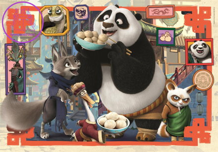 CLEMENTONI Puzzle Kung Fu Panda MAXI 24 dílků