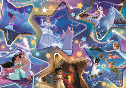 CLEMENTONI Puzzle Disney: Magické momenty 104 dílků