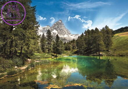 CLEMENTONI Puzzle Modré jezero 1500 dílků