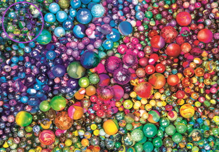 CLEMENTONI Puzzle ColorBoom: Nádherné kuličky 1000 dílků
