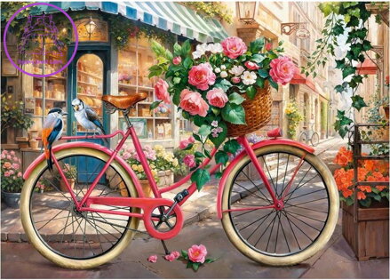 CHERRY PAZZI Puzzle Rozvoz květin 500 dílků