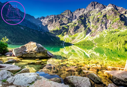 CASTORLAND Puzzle Východ slunce u jezera Morskie Oko 1500 dílků