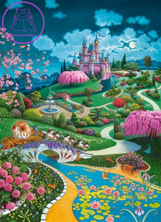 CASTORLAND Puzzle Popelčin zámek 100 dílků