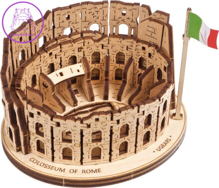 UGEARS 3D puzzle Koloseum, Řím 63 dílků