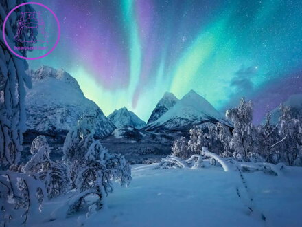 RAVENSBURGER Puzzle Když polární záře tančí 1500 dílků