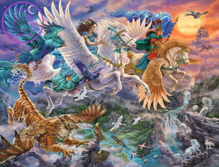 RAVENSBURGER Puzzle Vzduchem na Pegasovi 2000 dílků