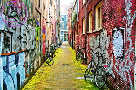 RAVENSBURGER Puzzle Street Art v Amsterdamu 3000 dílků