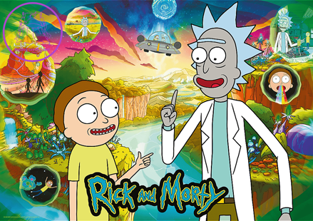 TREFL Puzzle Premium Plus: Rick a Morty 1000 dílků