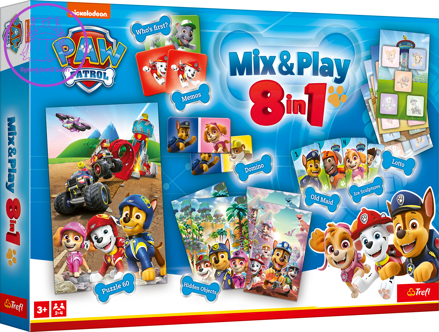TREFL Sada her Mix&Play 8v1 Tlapková patrola